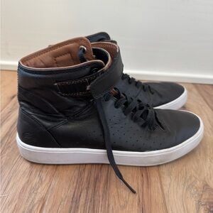 Lacoste Men's Black High-Top Sneakers